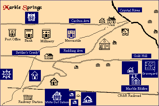 A Map of the Town of Marble Springs