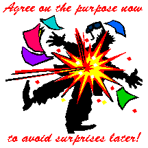 Avoid surprises