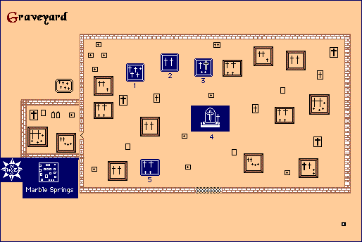 A Map of the Graveyard in Marble Springs